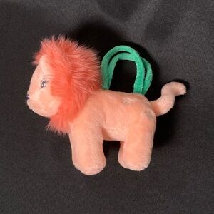 2016 Gymboree Mini Sunny Safari Pink Lion Plush Purse Hand Bag